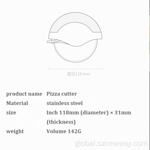 Vegetable Peel Cutter Huohou pizza stainless steel cutter Manufactory